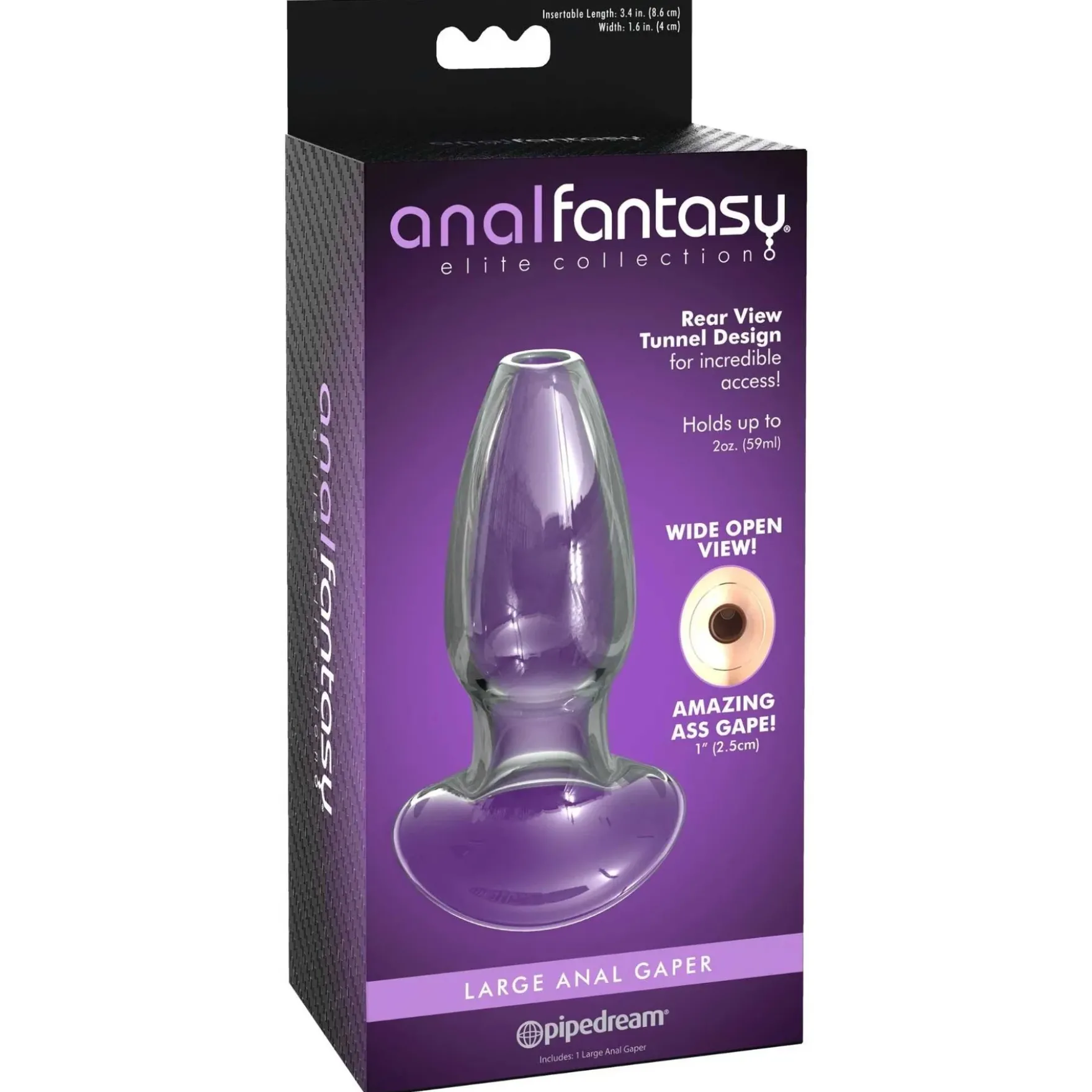 Anal Fantasy Elite Lasinen Gaper anaalitappi