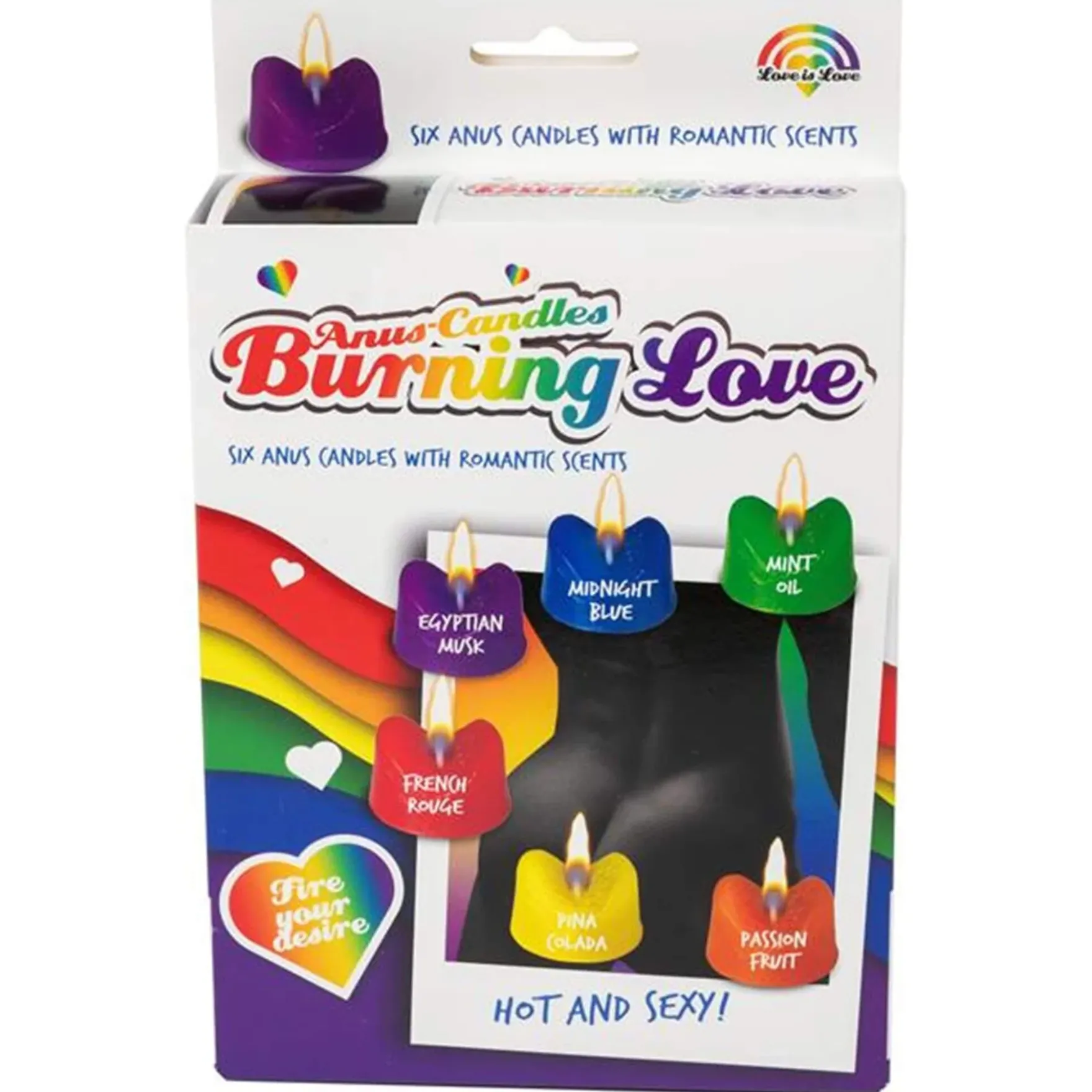 Burning Love Anuskynttilät