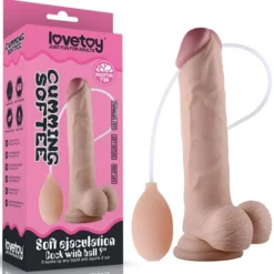 Ejakuloiva dildo 18 cm