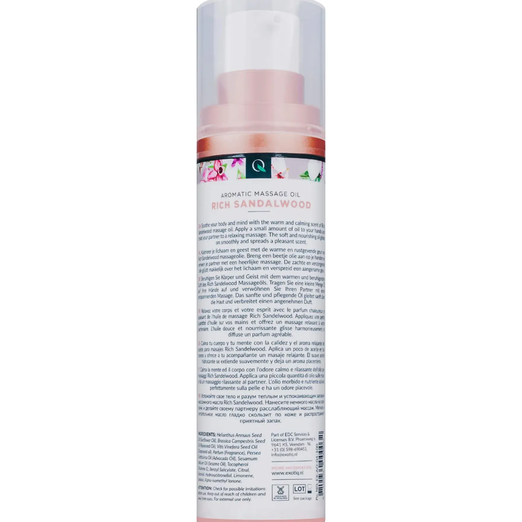 Hierontaöljy Exotiq Rich Sandalwood 100 ml