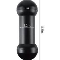 2-in-1 masturbaattori Vagina ja Anus