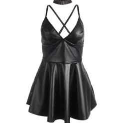 Keinonahkainen babydoll