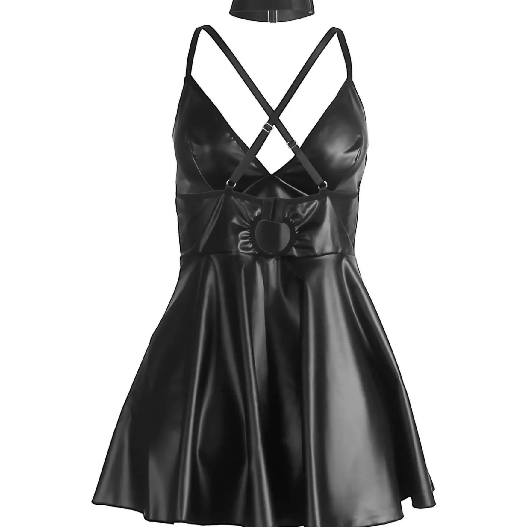 Keinonahkainen babydoll
