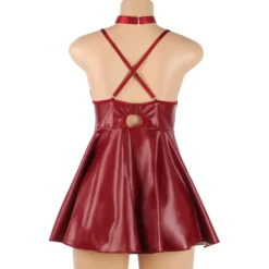 Keinonahkainen babydoll