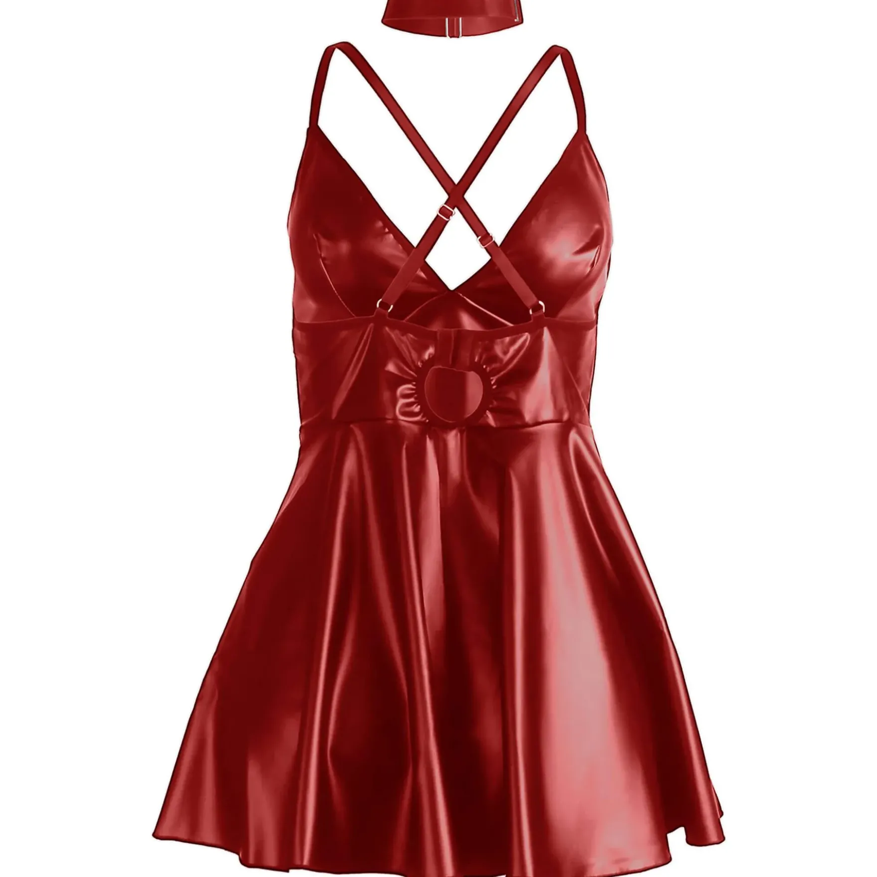 Keinonahkainen babydoll