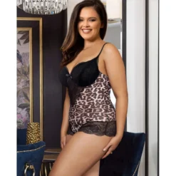 Leopardikuviollinen body