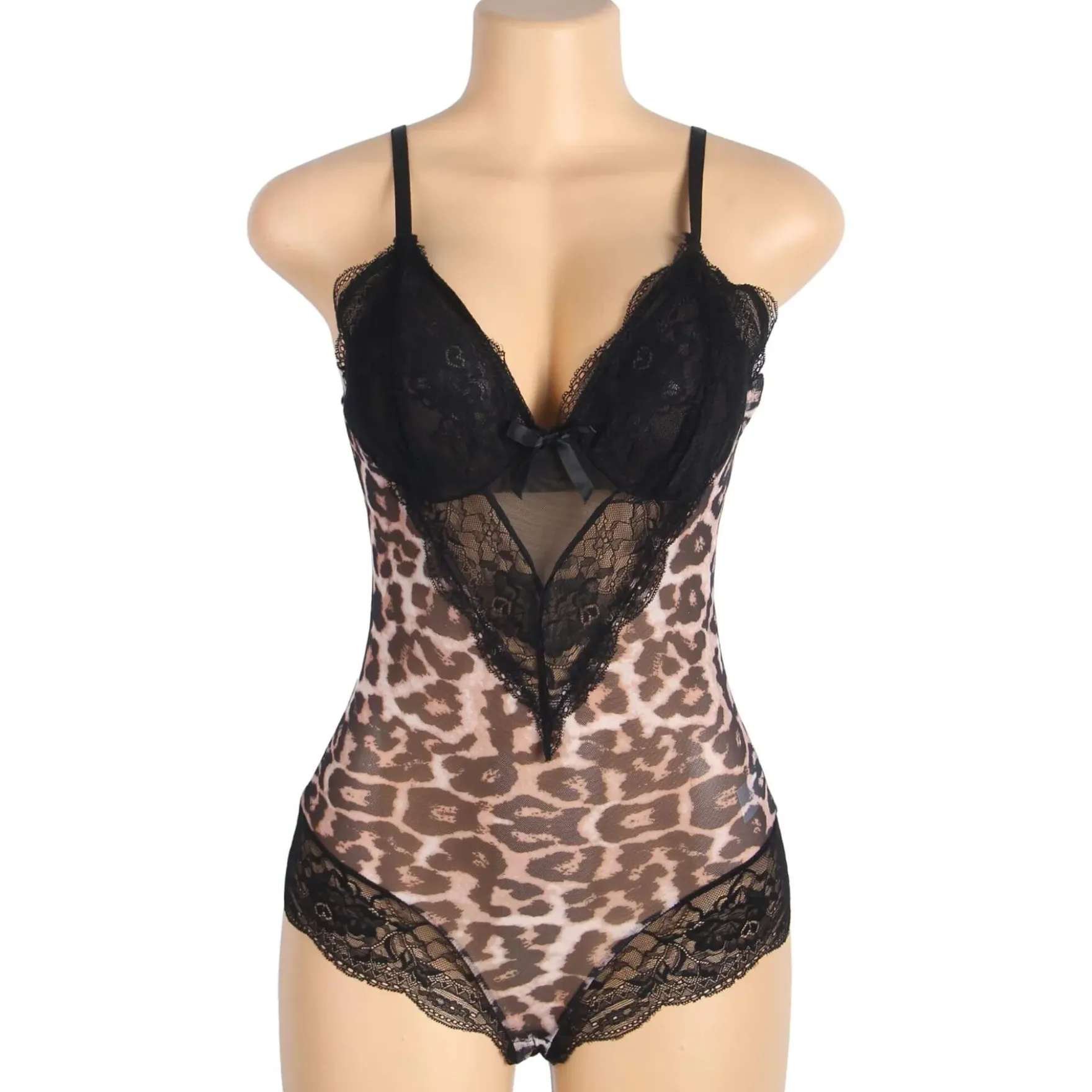 Leopardikuviollinen body