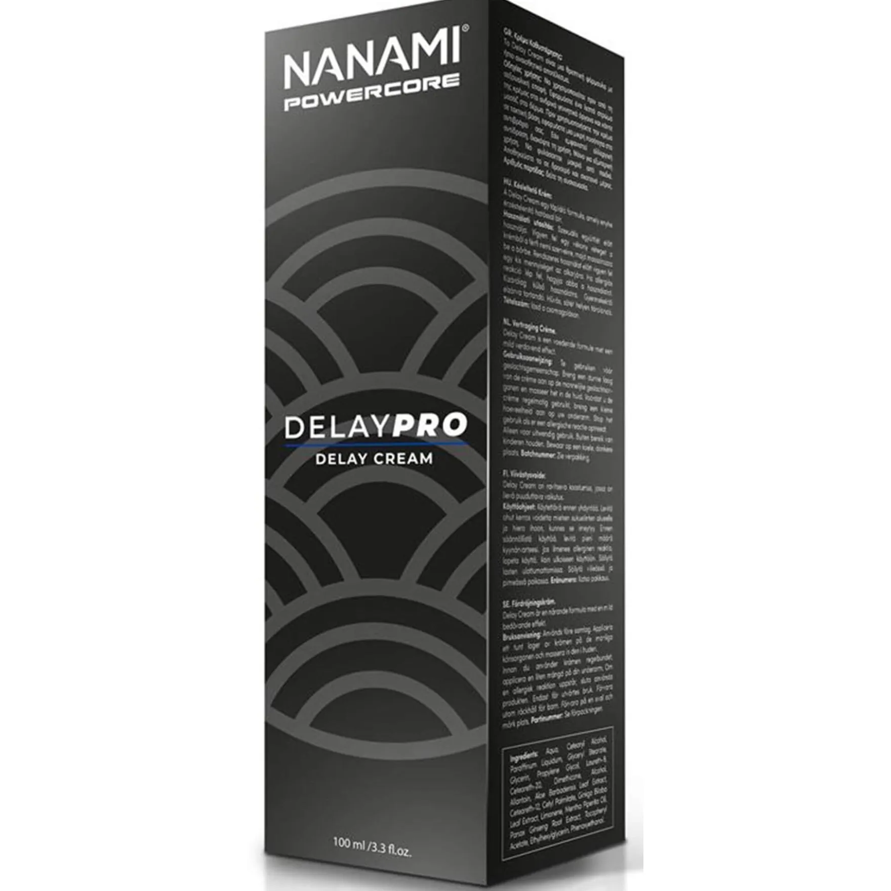 Nanami Powercore Delay Pro -viivästysvoide 100 ml