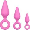 Pinkit anaalitapit vetorenkaalla - 3 kpl setti