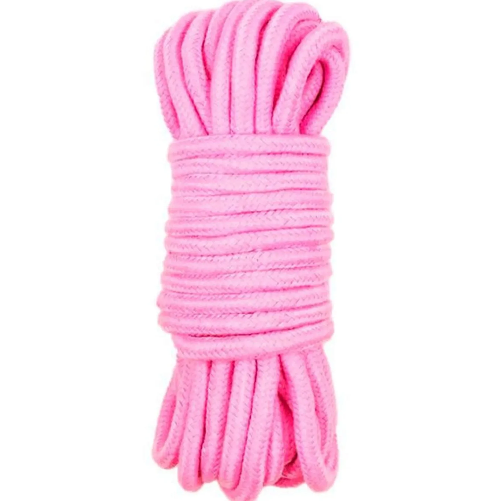 Pinkki bondage-köysi puuvillasta 5 m