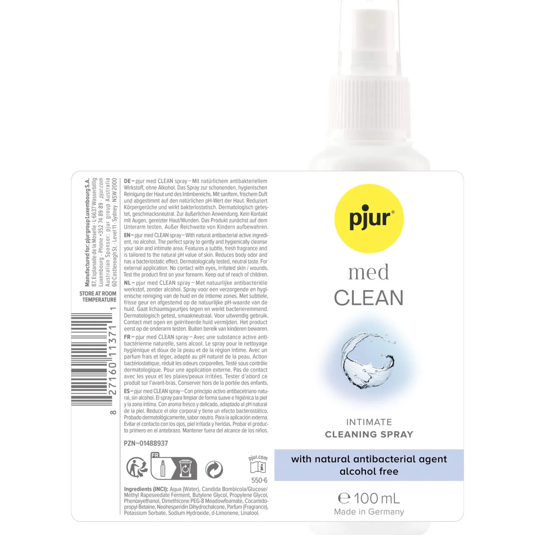 Pjur Med Clean Ihonpuhdistussuihke 100 ml