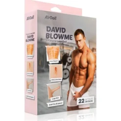 Pumpattava miesnukke David Blowme