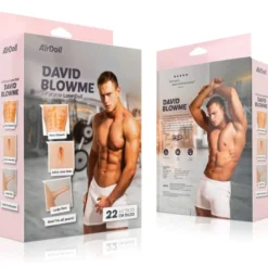 Pumpattava miesnukke David Blowme
