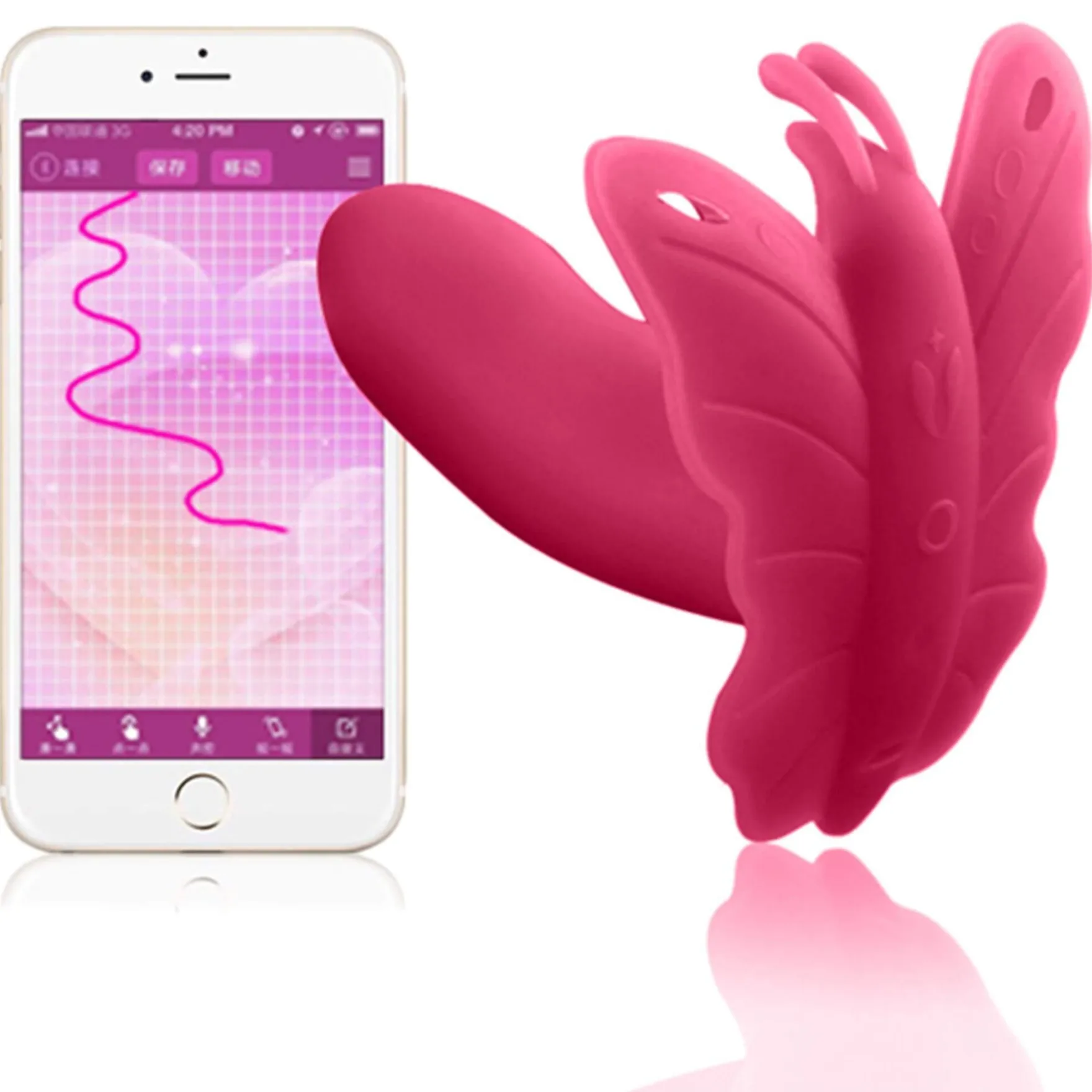 Realov - Lydia I Smart Butterfly Vibe, Pinkki