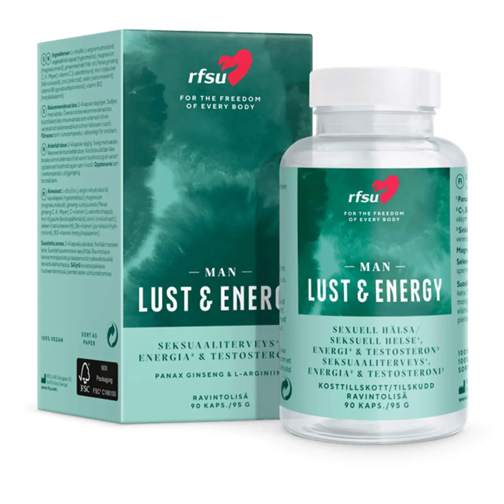 RFSU Lust & Energy Man 90 kpl