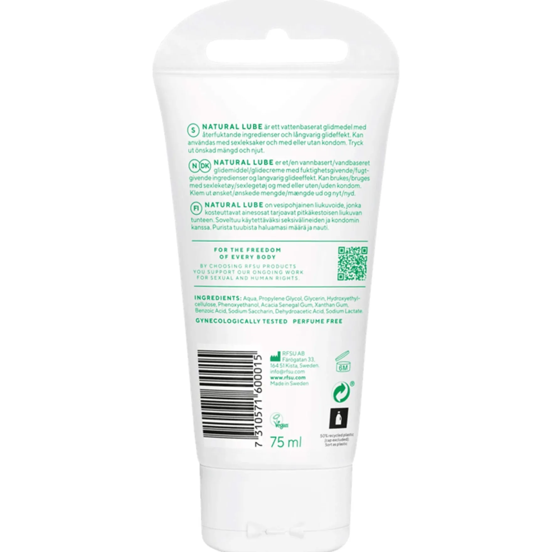 RFSU Natural Lube liukuvoide 100 ml