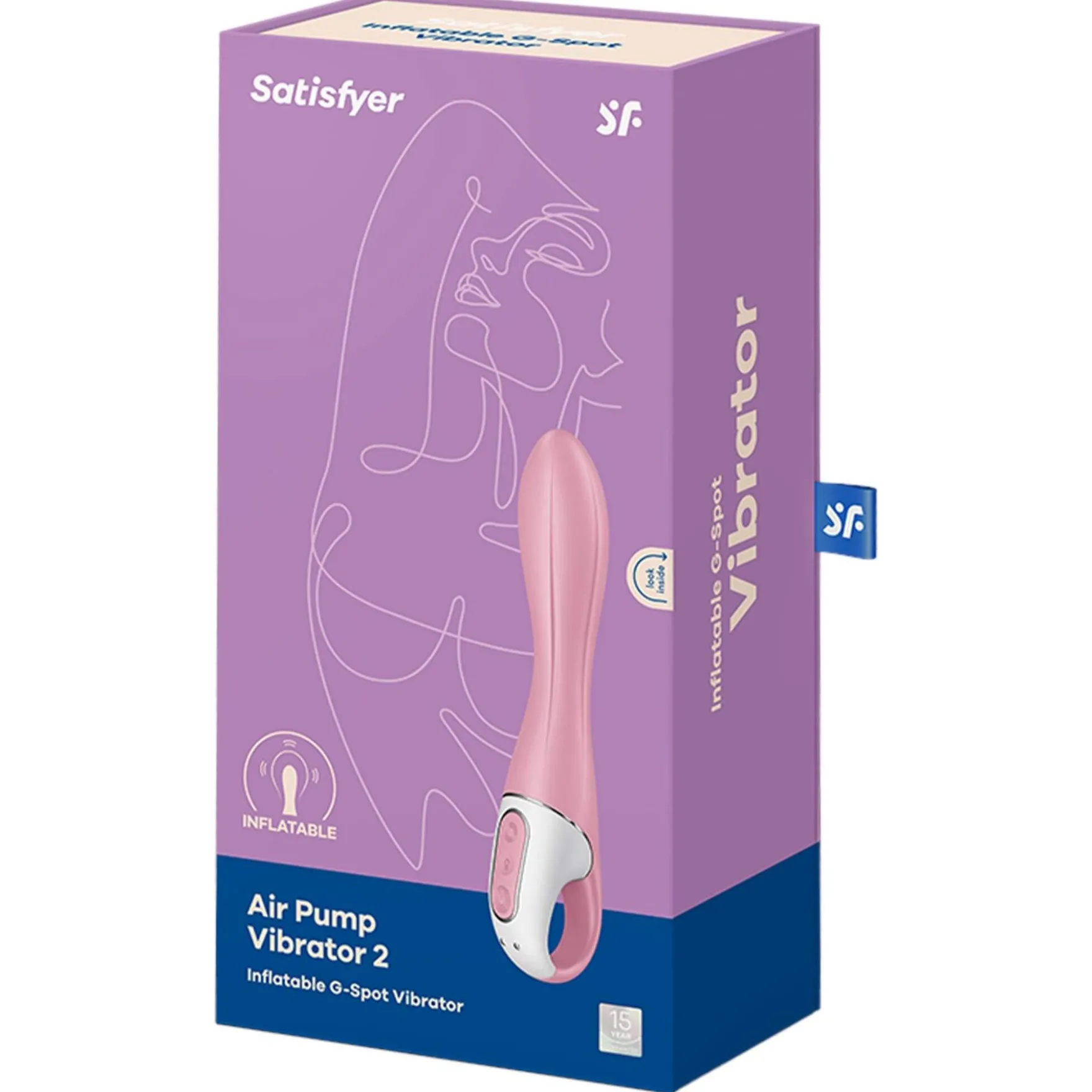 Satisfyer Air Pump Vibrator 2 G-pistevibraattori