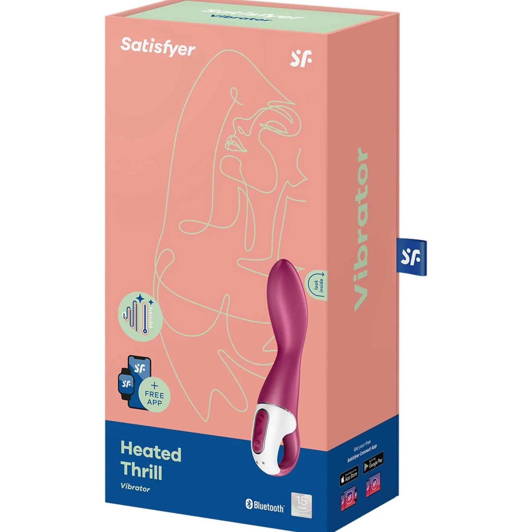 Satisfyer Heated Thrill Connect App Lämpövibraattori