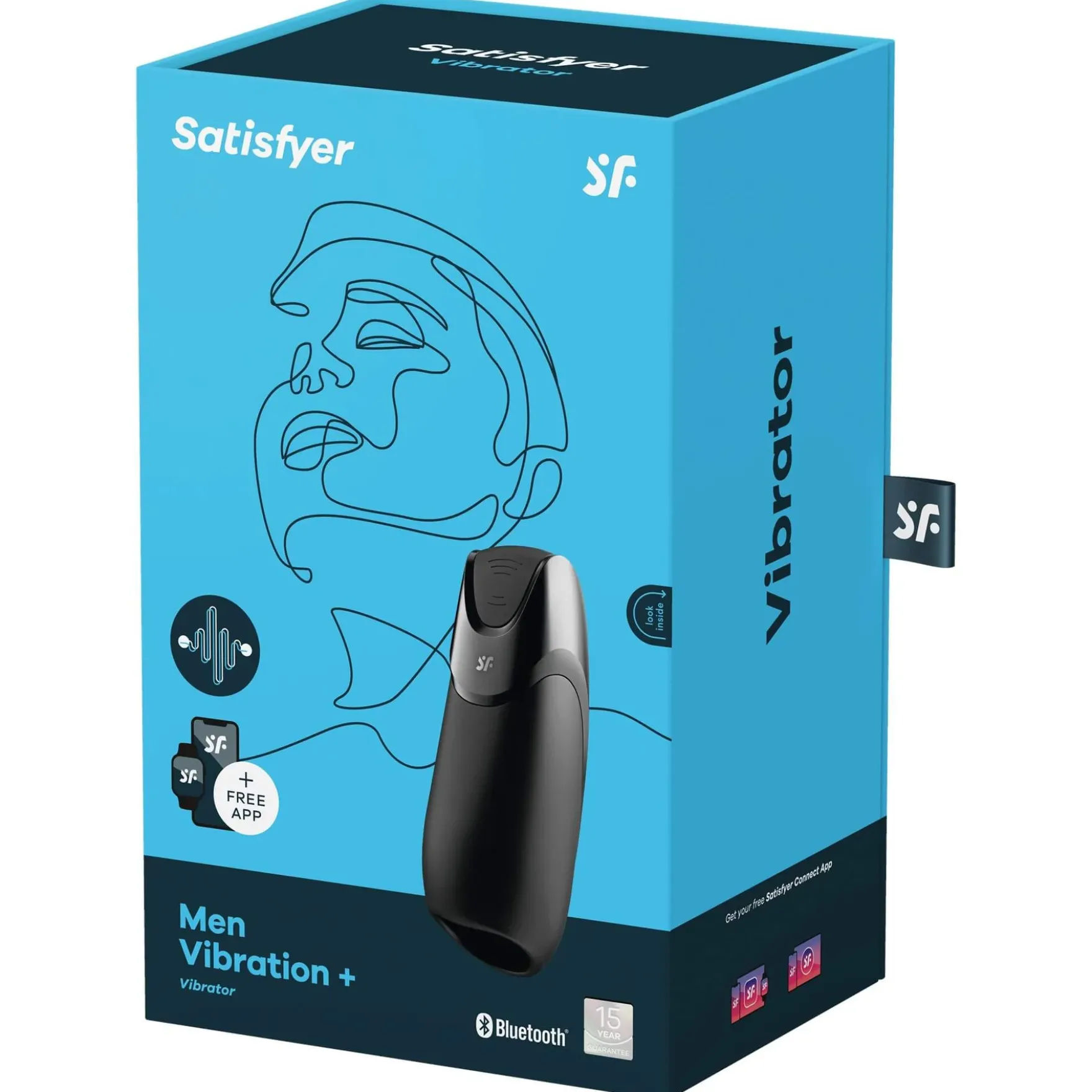 Satisfyer Men Vibration+ Connect App masturbaattori