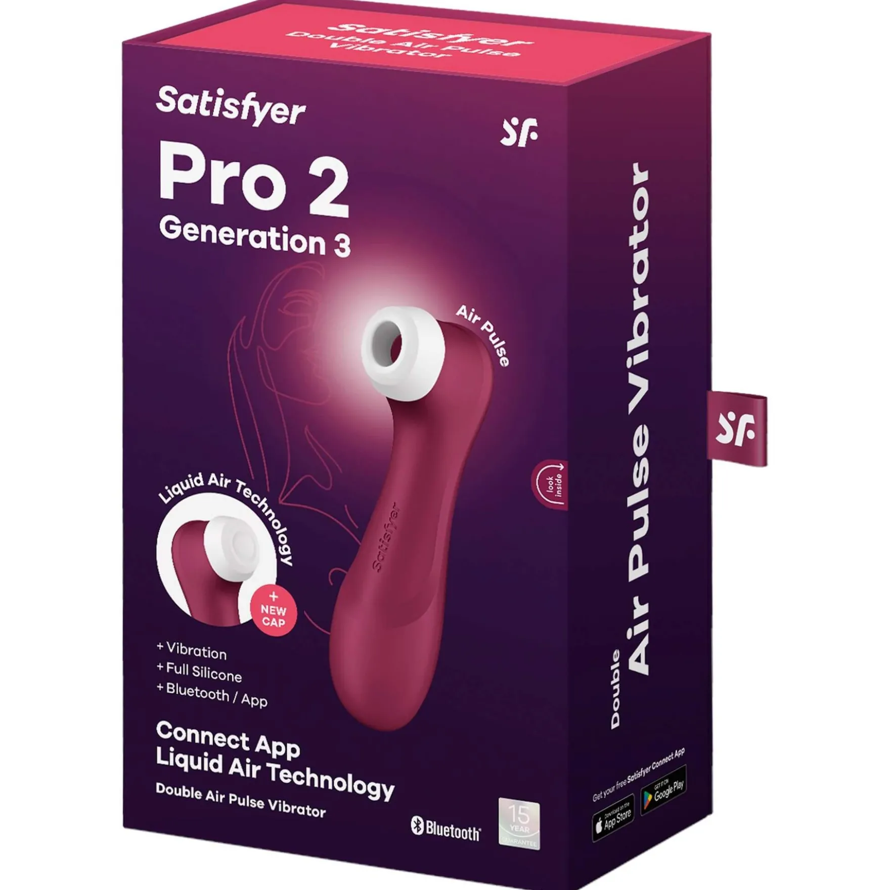 Satisfyer Pro 2 Generation 3 Bluetooth-sovelluksella