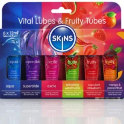 Skins liukuvoidesetti - Vital & Fruity 6 x 12ml
