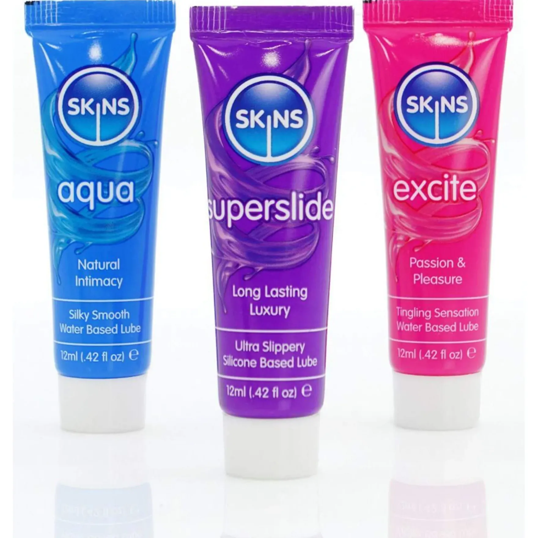 Skins liukuvoidesetti - Vital & Fruity 6 x 12ml