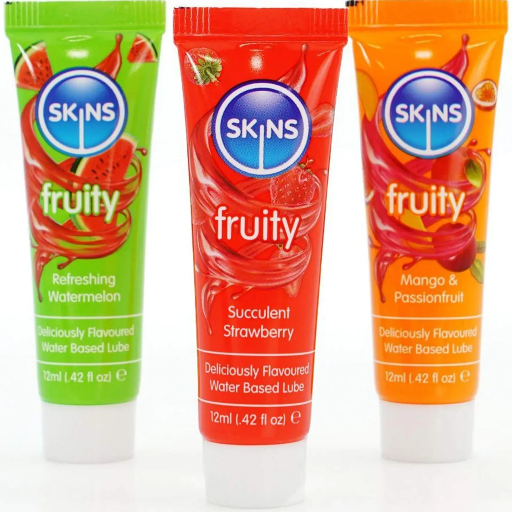 Skins liukuvoidesetti - Vital & Fruity 6 x 12ml