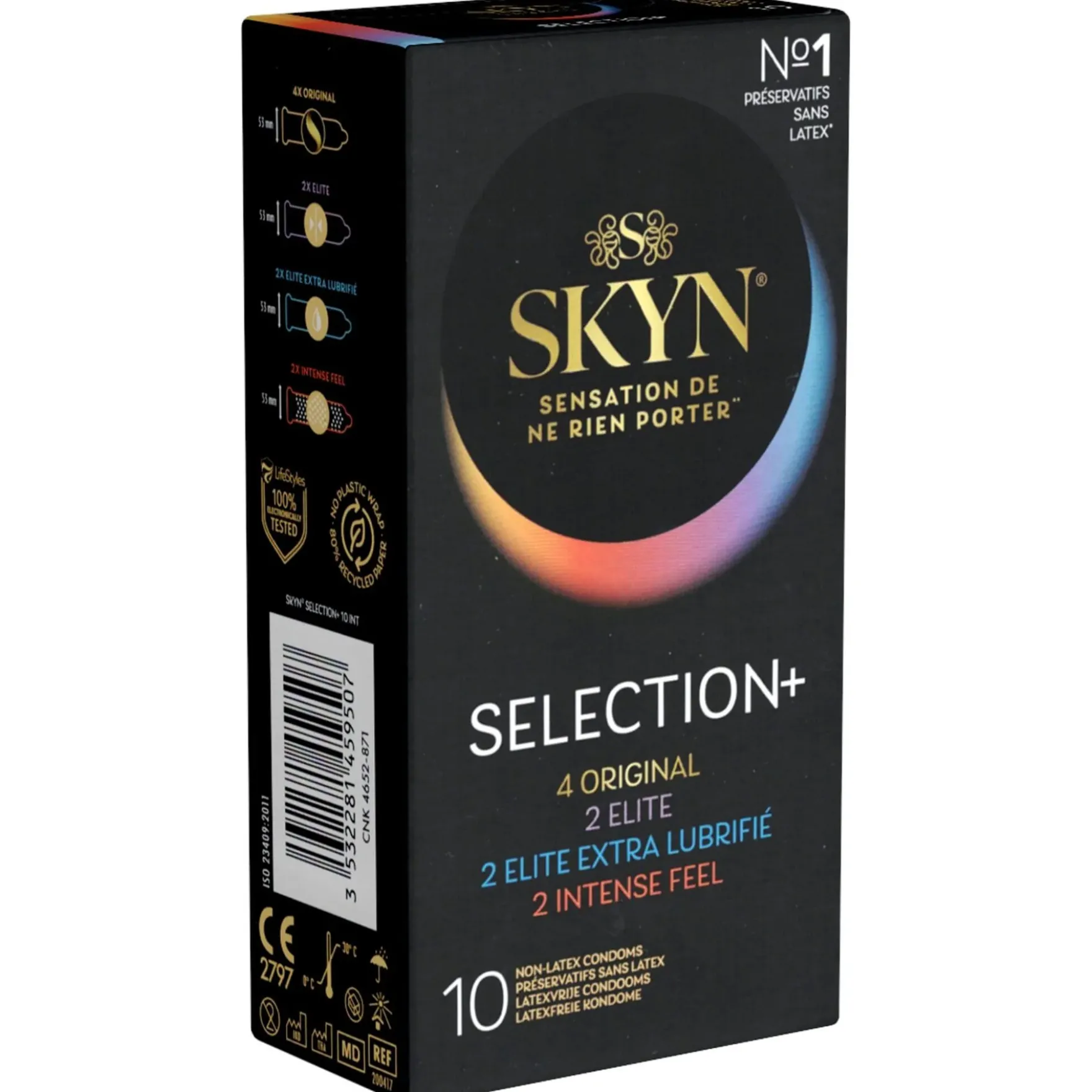 SKYN Selection+ kondomilajitelma 10 kpl