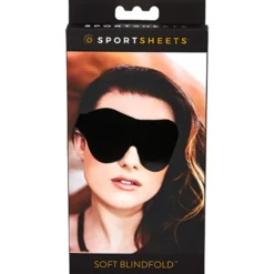 Sportsheets Pehmeä silmänaamio, musta