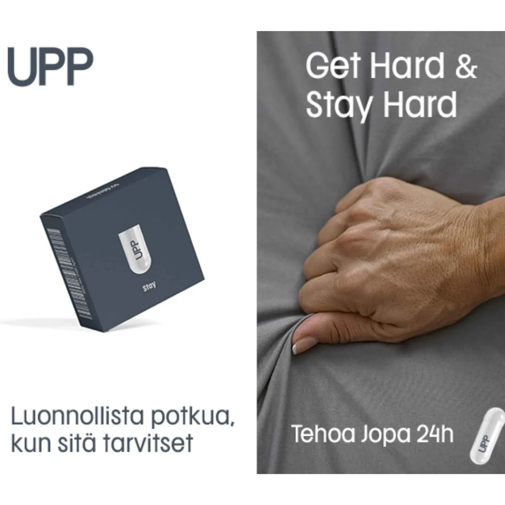 Stay UPP -ravintolisä miehille