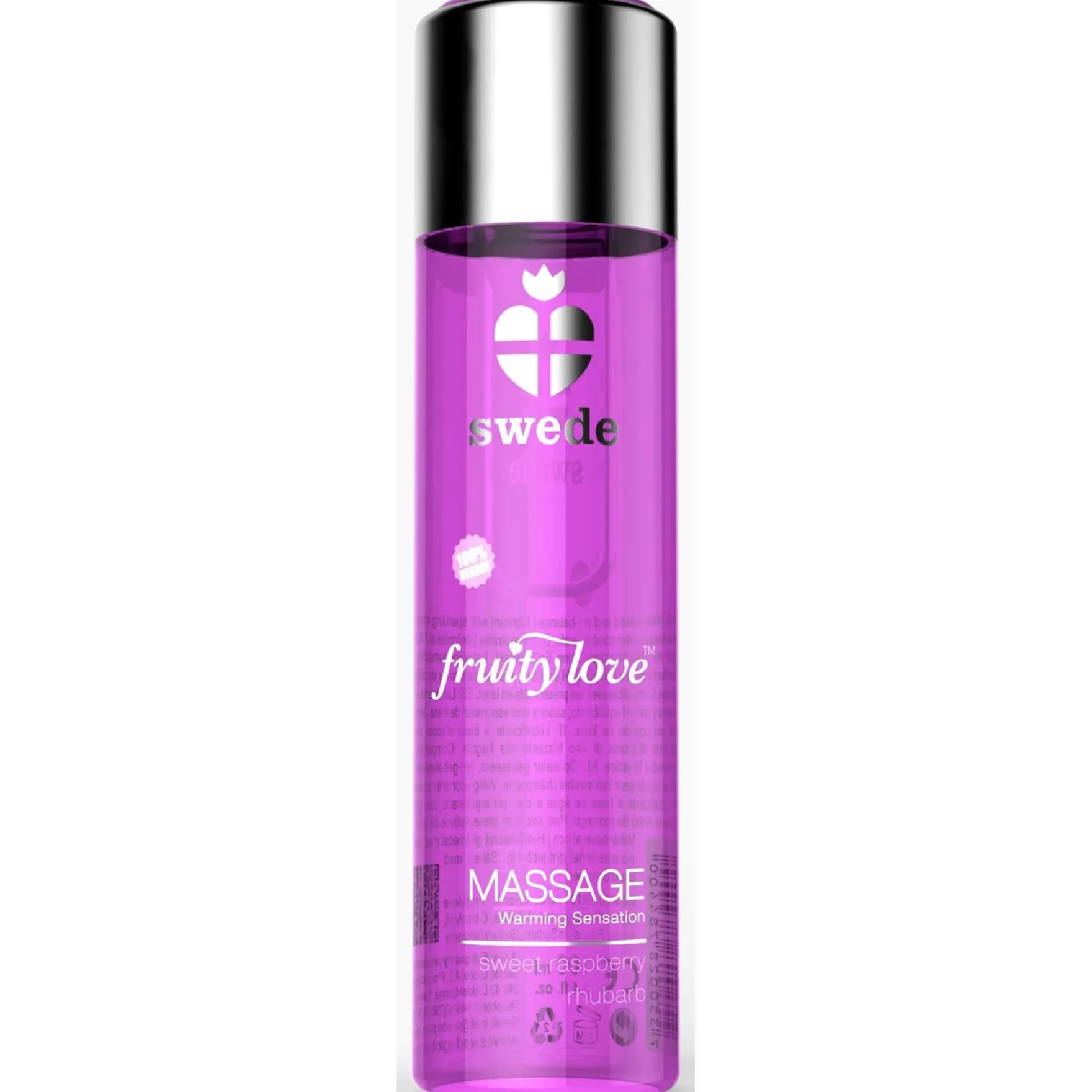 Swede - Fruity Love Massage Sweet Raspberry Rhubarb Lubricant 60 ml
